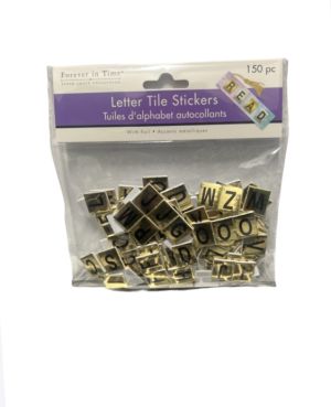 1.99 LETTER TILE STICKERS 150 PCS