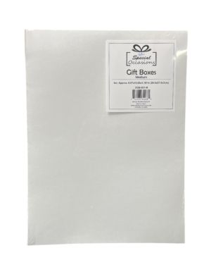 1.99 SPECIAL OCCASIONS GIFT BOXES MEDIUM 4 COUNT 8.07 X 10.83 X 1.181 INCH 