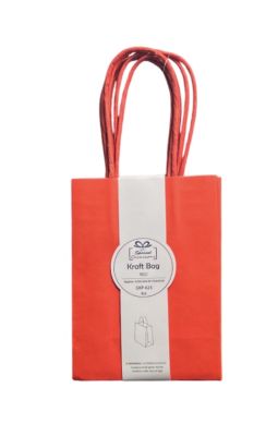 1.99 SMALL KRAFT RED BAG