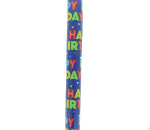 2.49 BIRTHDAY GIFT WRAP 76.2 CM X 1.52 M  