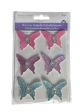 1.99 SHIMMER BUTTERFLY EMBELLISHEMTNS 6 PACK