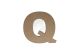 Q WOODEN LETTER
