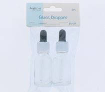 1.99 GLASS DROP BOTTLES 2 PACK  