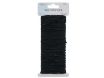 1.99 BLACK WAX COTTON CORD  