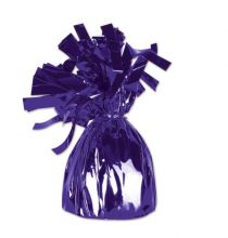 PURPLE FOIL BALLOON WEIGHT 6 OZ 5 INCH  