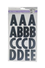 3.99 PAPER CRAFT STICKER LARGE CAPS BLACK