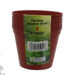 GARDEN PLANTER POTS 8 PACK  