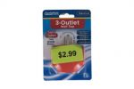2.99 3 OUTLET WALL TAP  