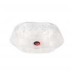 CLEAR PLASTIC SQUARE BOWL  