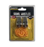 1.99 SIGNAL WHISTLES 2 PACK 14.2 INCH 