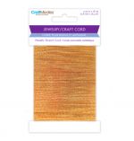 1.99 GOLD METALLIC STRETCH CORD 0.8 MM X 18 YARDS  