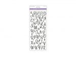 1.99 LETTERS BLACK CURSIVE PAPER CRAFT STICKER  