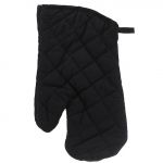 BLACK OVEN MITTEN 13 INCH  