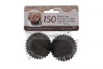 BROWN MINI CUP CAKE LINER 150 PACK  