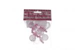 PINK PACIFIER 5 PACK  