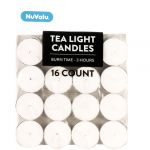 TEALIGHT CANDLE 16 CT WHITE  