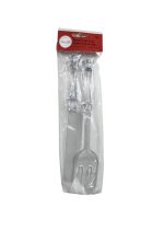 1.99 PLASTIC SERVING KNIFE & FORK