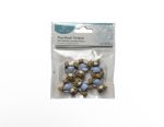 1.99 BLUE BEAR FLAT BACK TRINKETS 6 COUNT