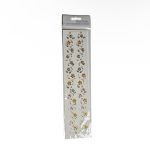 1.99 ORANGE FLORAL STONE STICKERS