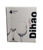 5.99 DIHAO 4 GLASS GOBLETS