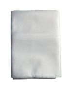 9.99 WHITE POLYESTER TABLE COVER 60 X 102 INCH