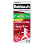 4.99 ROBITUSSIN COUGH AND COLD FRUIT PUNCH 4 FL OZ 
