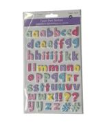 1.99 PAPER CRAFT STICKER FOAM ALPHA
