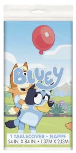 3.99 BLUEY TABLECOVER