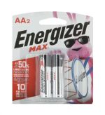 2.99 ENERGIZER AA2 MAX BATTERY
