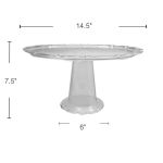 3.99 PLASTIC CAKESTAND 
