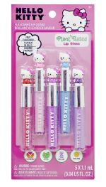 4.99 HELLO KITTY PLANT BASED LIP GLOSS 5 PACK