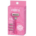 3.99 ASTRA PINK RAZOR SATIN GLIDE 3 REFILLS