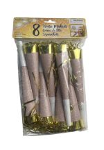 1.99 BABY PINK NOISE MAKERS 8 PACK