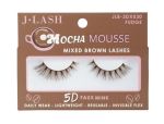 1.99 FUDGE MOCHA MOUSSE 5D FAUX MINK BROWN LASHES 