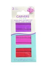 1.99 CARVES CLAY 3 COLORS 0.7 OZ XXX