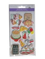 1.99 PIZZA HANDMADE STICKERS 