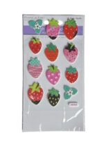 1.99 STRAWBERRY SOFT TOUCH STICKERS 