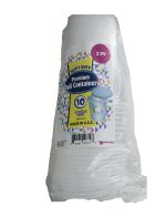 2.99 HEAVY DUTY PREMIUM DELI CONTAINERS 10 PACK 32 OZ