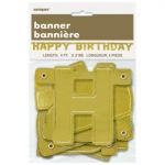2.49 HAPPY BIRTHDAY GOLD BANNER  