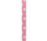 2.49 LIGHT PINK AND WHITE POLKA DOT GIFT WRAP 76.2 CM X 1.52 M  