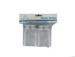 1.99 PLASTIC BOTTLE 2 PACK 2.40 X 2.40 X 3.46 INCH
