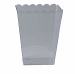 PLASTIC SCALLOPED CONTINAER 6 INCH