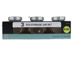 2.49 3 PCS STORAGE JAR SET