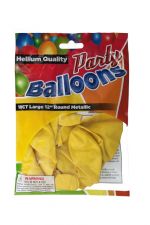 YELLOW LATEX BALLOON 10 CT