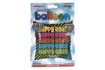 HAPPY BIRTHDAY NON LATEX BALLOON NEON 