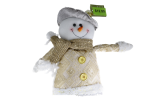 12.99 GOLD STANDING SNOW MAN 