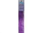 VIBIN VIOLET CLIP IN TINSEL HAIR EXTENSIONS