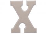 1.99 WOOD X LETTER  