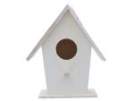 1.99 WOODEN BIRD HOUSE SINGLE ROOF  