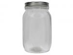 MASON JAR W LID 33.8 oz height 6.5  